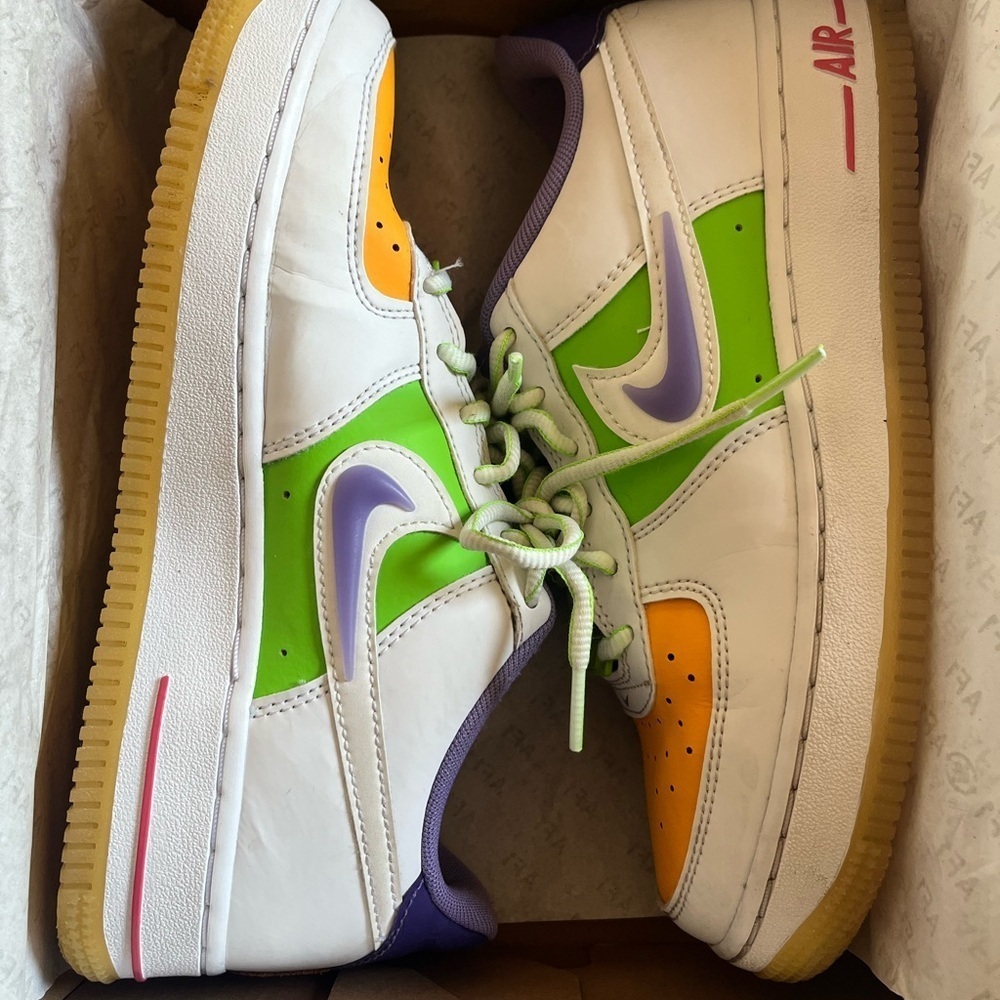 Nike Air Force 1 LV8 GS 'Fruit Colors' size 5 - Picture 8 of 9